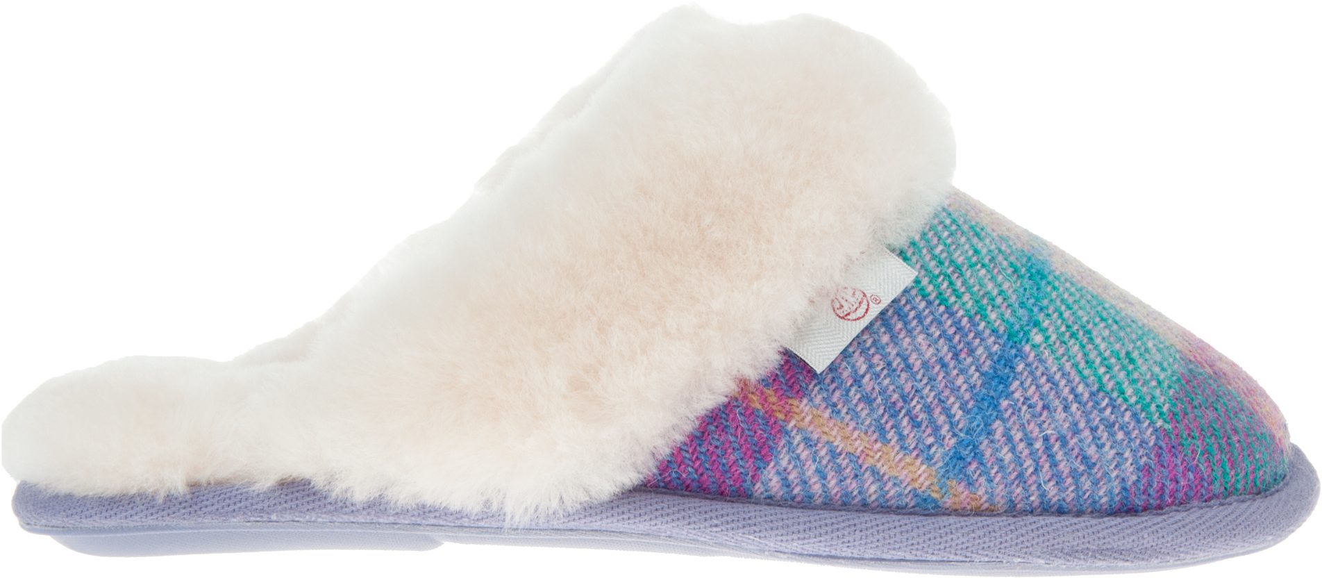 Bedroom Athletics Kate Lilac / Blue Check 210075531 Mule Slippers