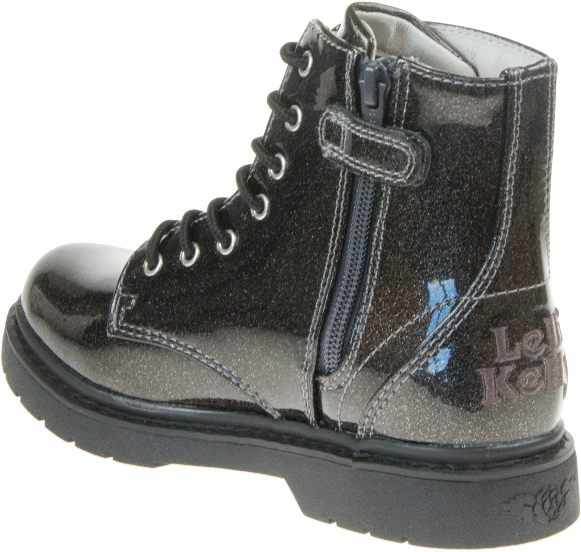 Lelli Kelly Angel Fairy Wings Black Glitter LK4544 Girls Boots
