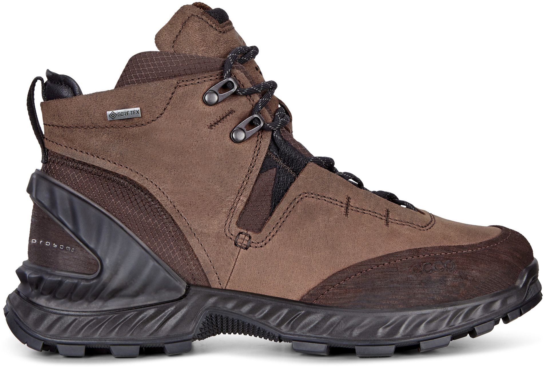 Ecco Exohike Mid Mens GoreTex Mocha / Cocoa Brown 840734 59300 Casual Boots Humphries Shoes