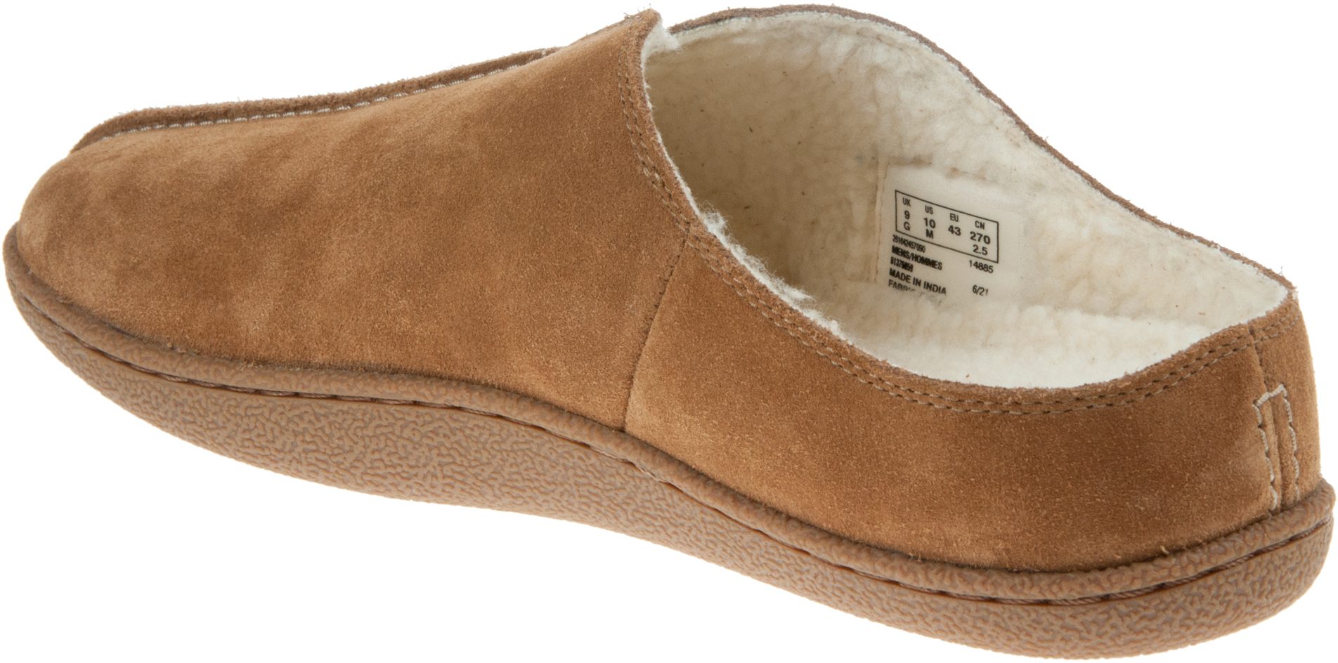 Clarks Home Mule Tan Suede 26164245 Mule Slippers Humphries Shoes