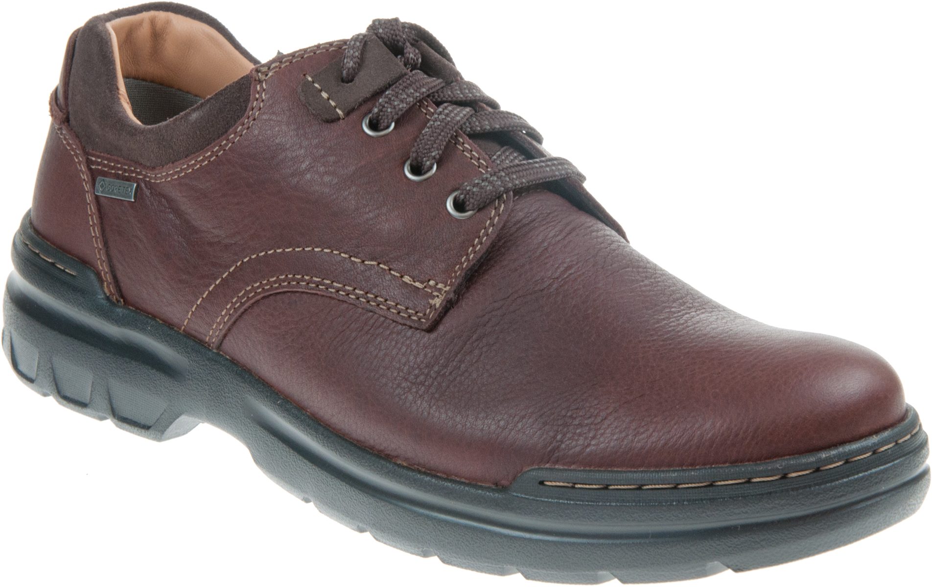 Clarks Rockie 2 Lo Gore-Tex Mahogany Leather 26161374 - Casual Shoes ...