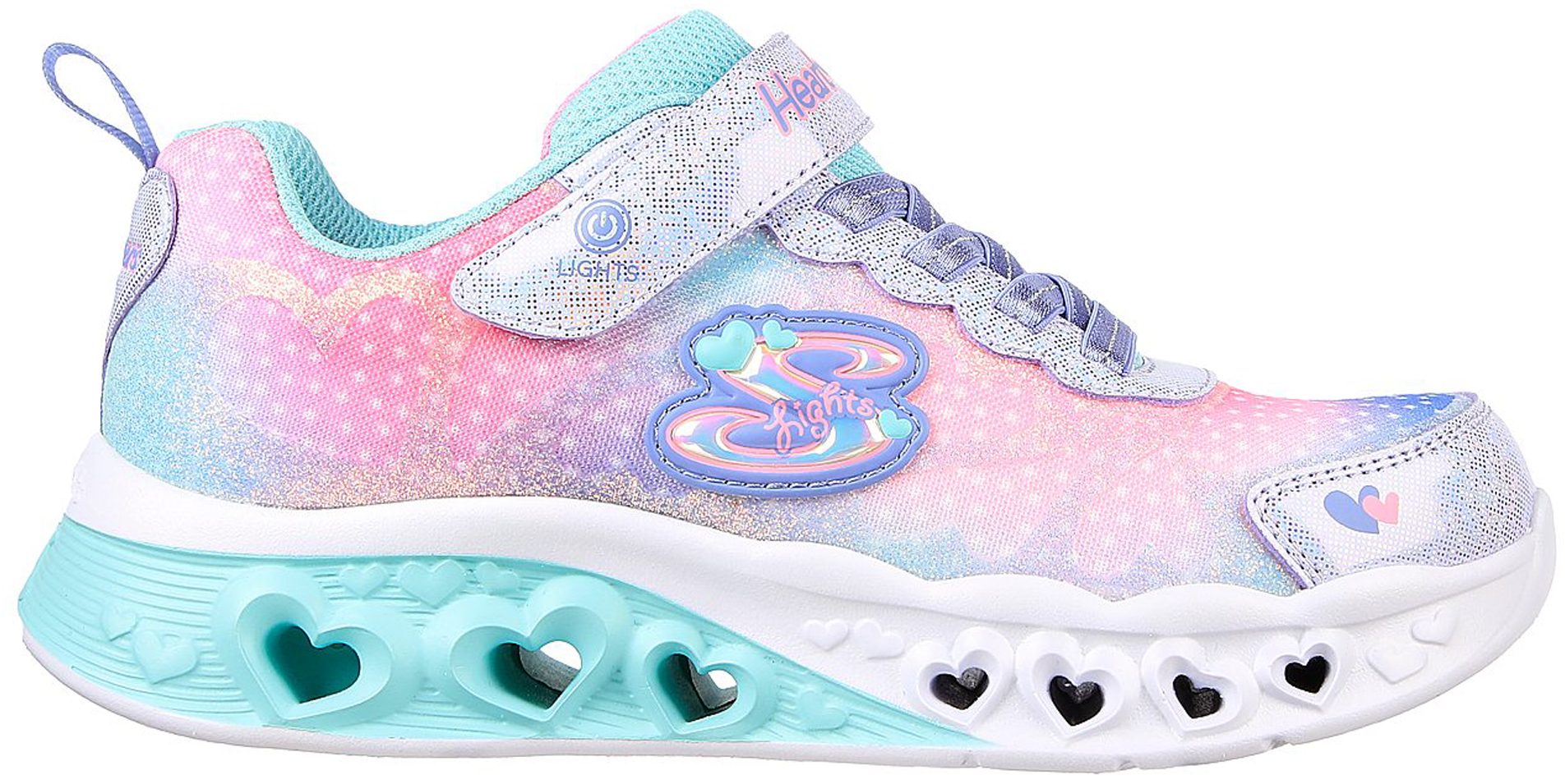 Skechers Flutter Heart Lights - Simply Love Lavender / Multi 302315L ...