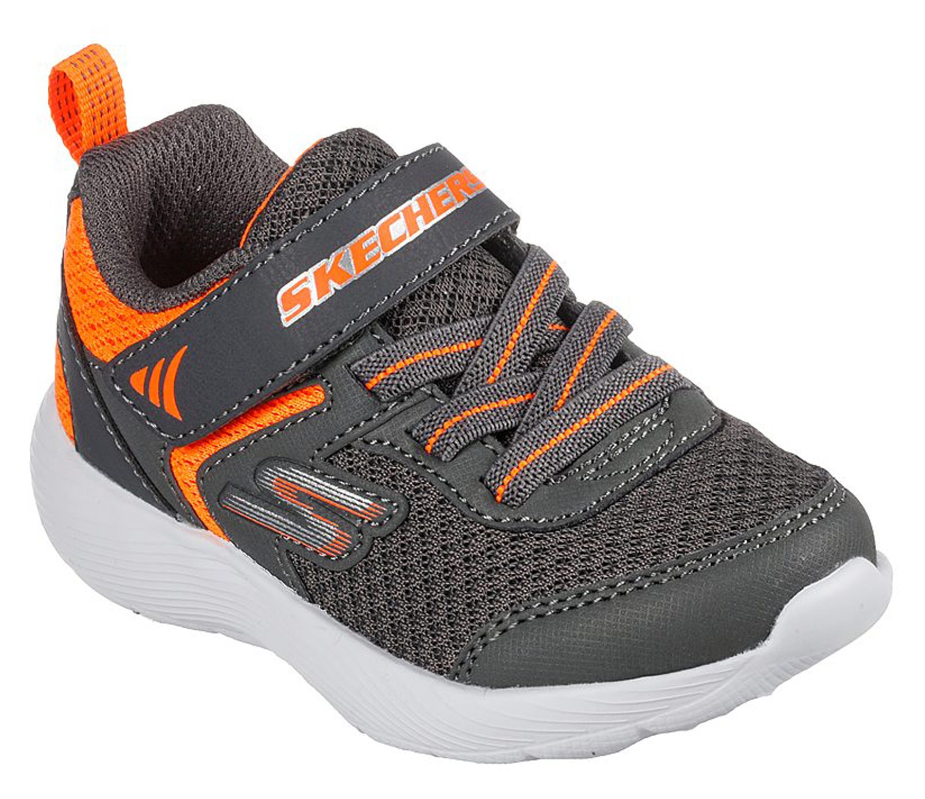 Skechers Dyna-Lite Retler Charcoal Orange 407237N CCOR Boys