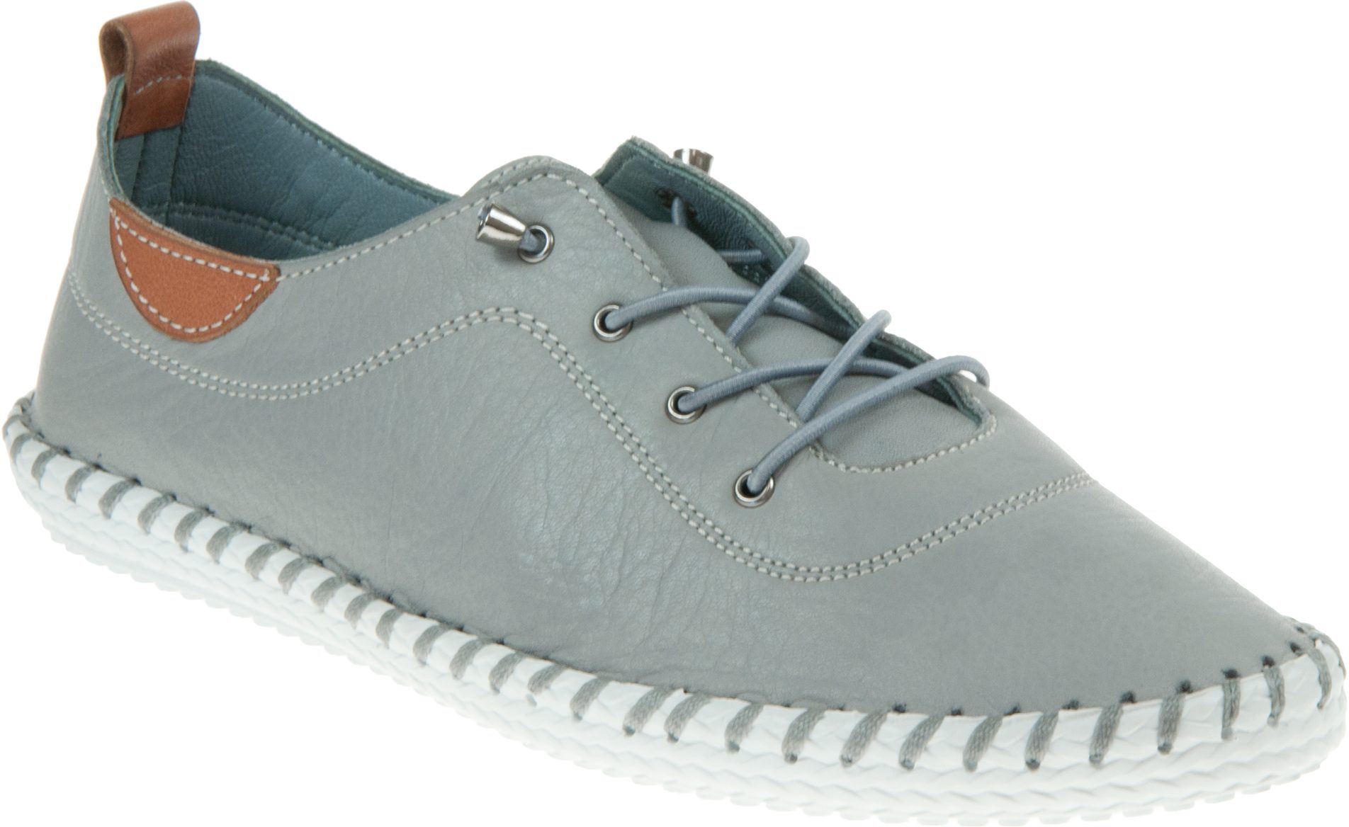 Lunar St Ives Grey FLE030 GR - Everyday Shoes - Humphries Shoes