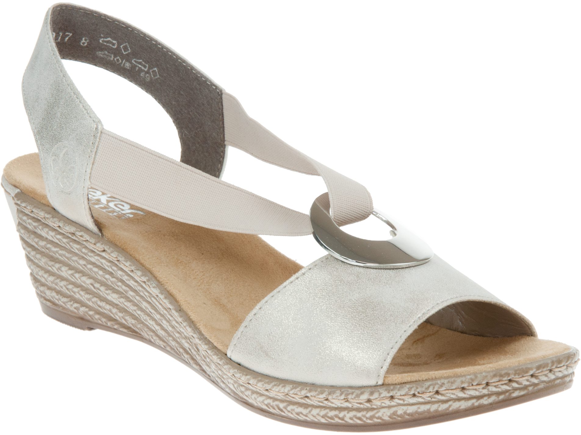 Rieker Fanni Muschel 624H6-60 - Full Sandals - Humphries Shoes