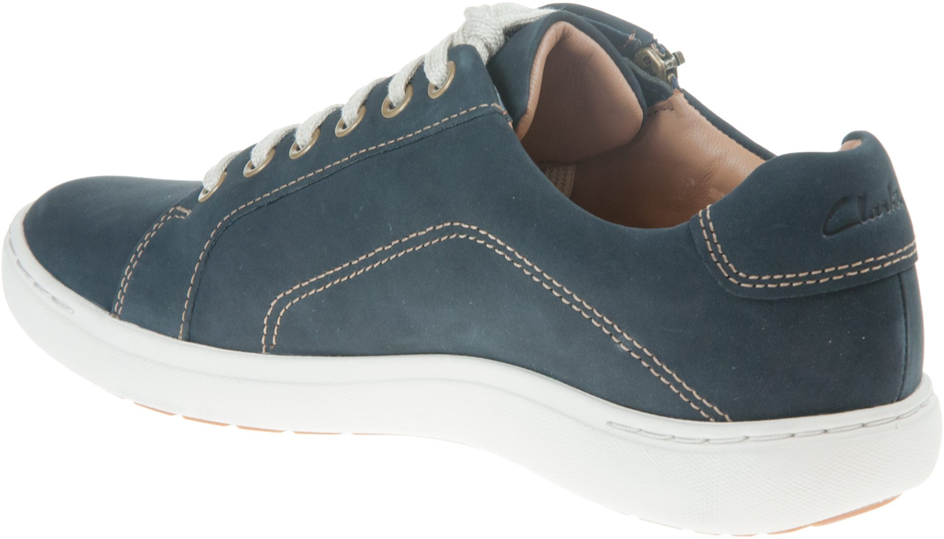 Clarks Nalle Lace Navy Nubuck 26163570 - Everyday Shoes - Humphries Shoes
