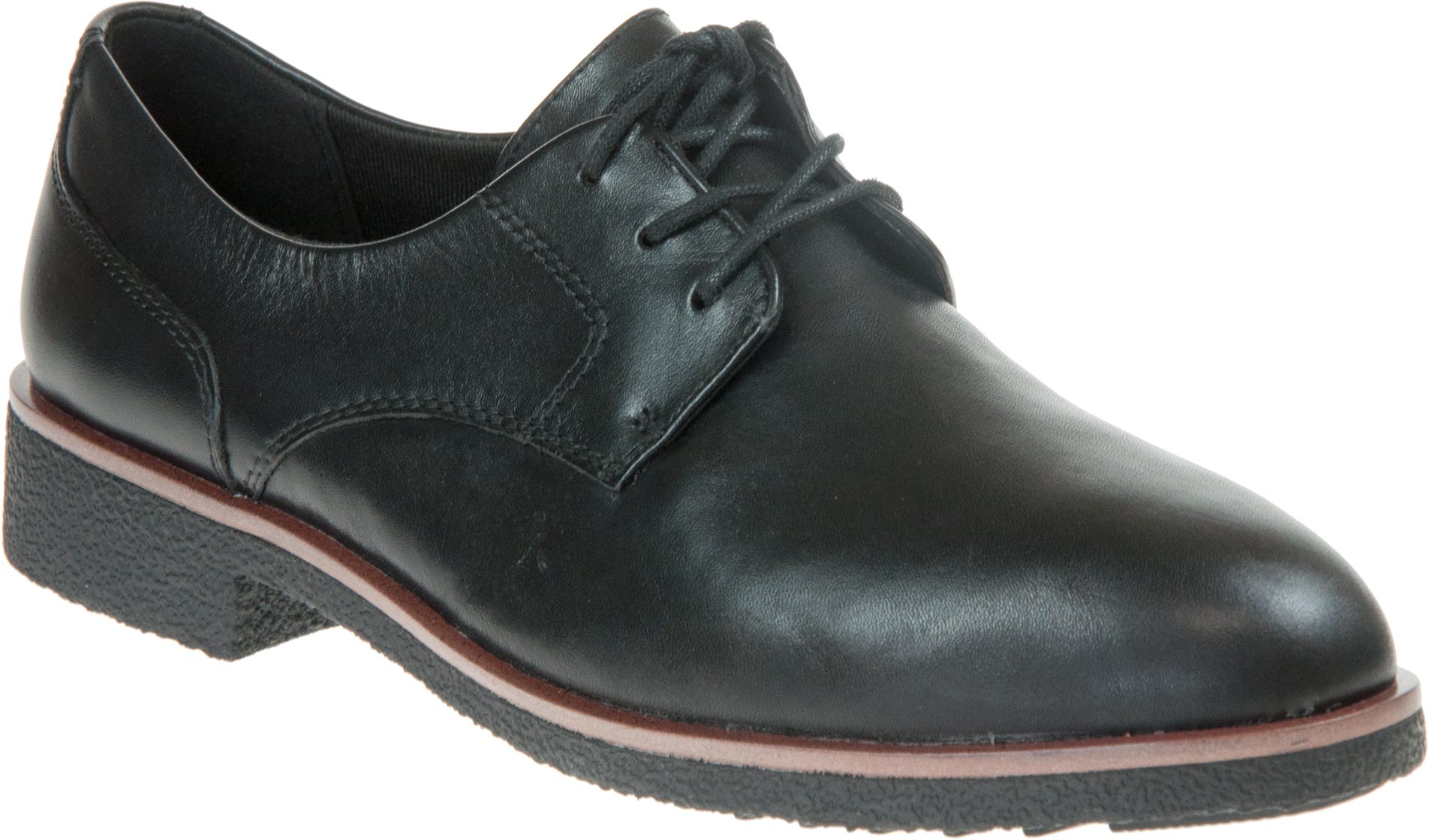 Clarks Griffin Lane Black Leather 26143113 Everyday Shoes Humphries Shoes