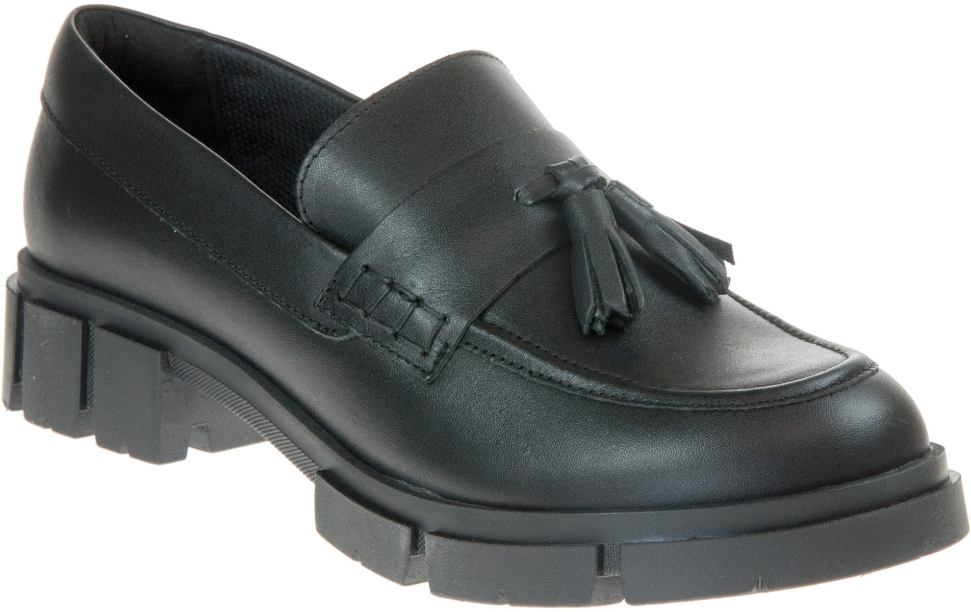 Clarks Teala Loafer Black Leather 26168999 - Everyday Shoes - Humphries ...