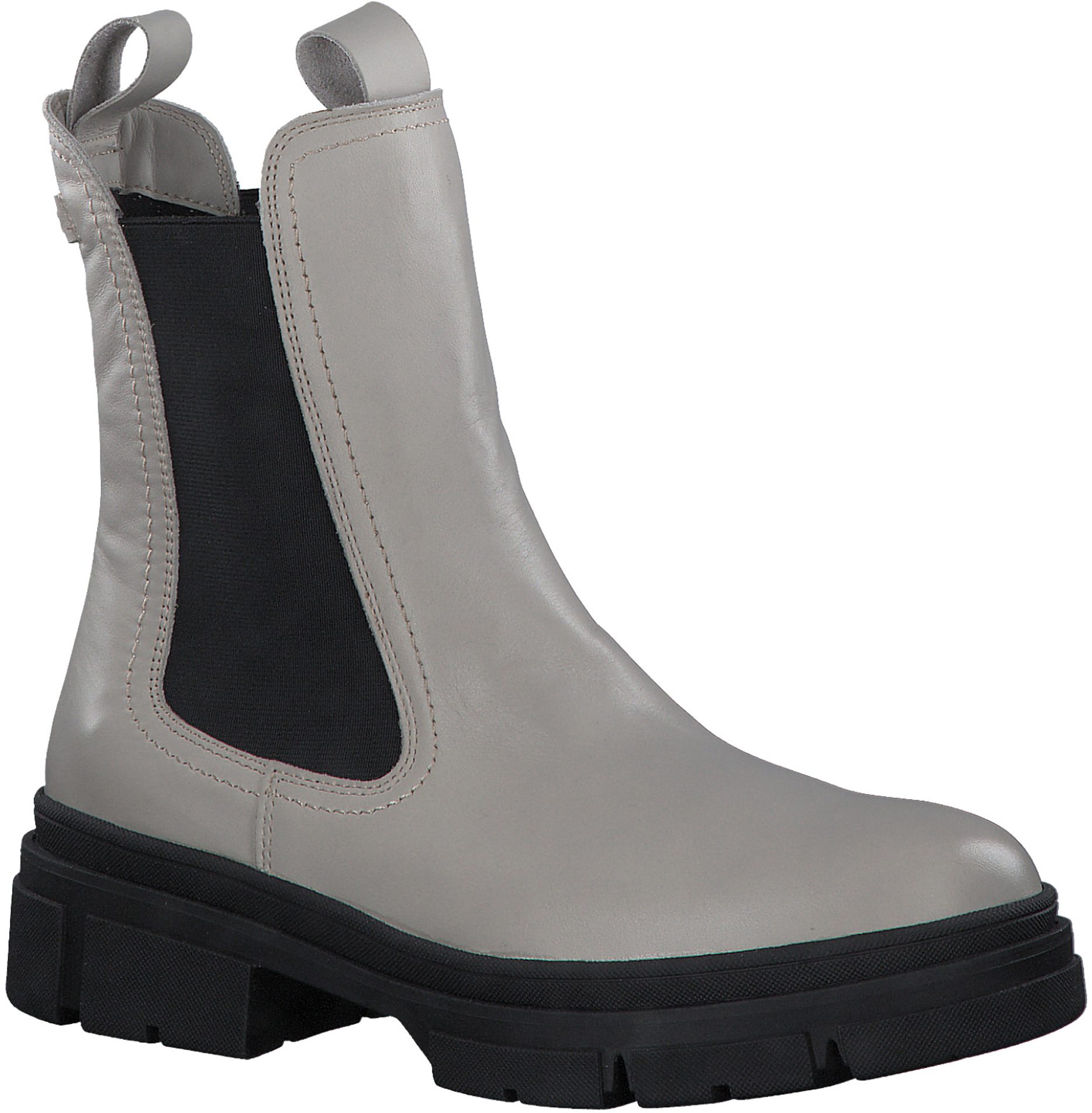 Tamaris 25901 29 Grey Leather 25901 29 202 Ankle Boots Humphries Shoes