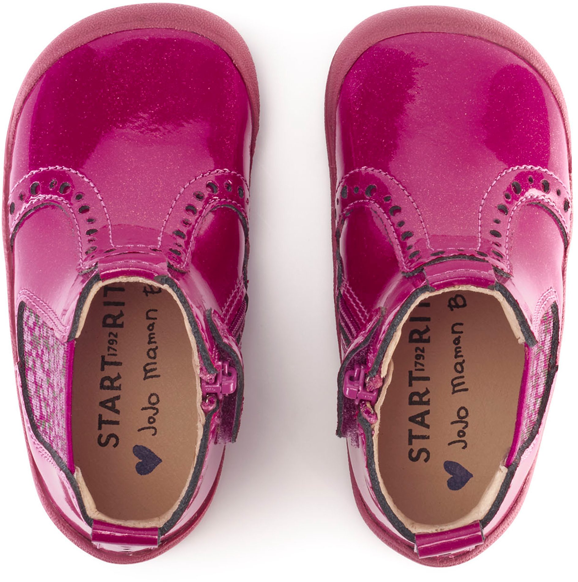 Start Rite Friend Start-Rite Friend Berry Glitter Patent 0796_6 - Girls Boots - Humphries ...