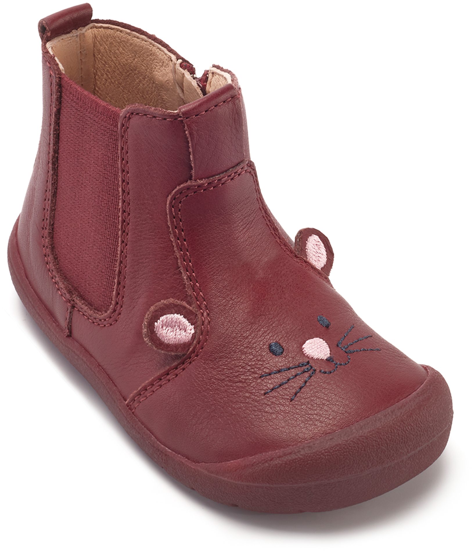 Start Rite Friend Start-Rite Friend Wine Leather / Mouse Face 0796_11 - Girls Boots ...