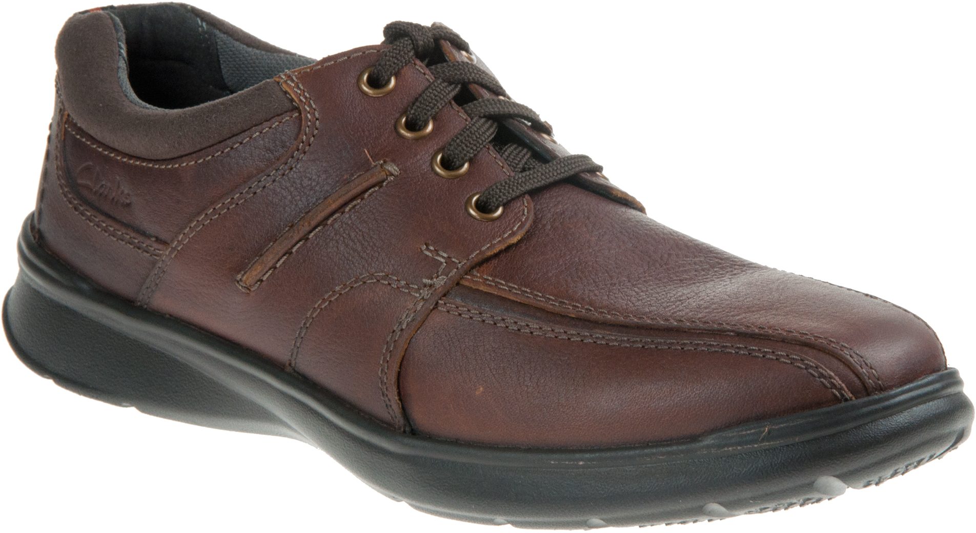 Clarks Cotrell Walk Tobacco 26119616 - Casual Shoes - Humphries Shoes