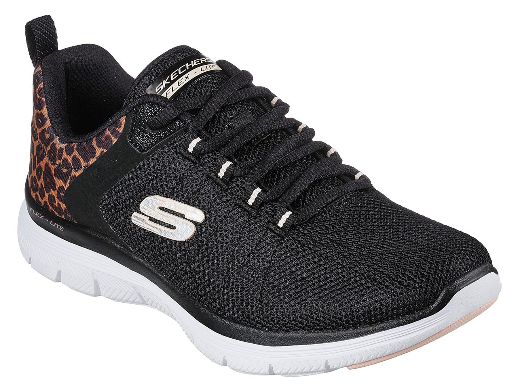 colgante Accesorios En todo el mundo Skechers Flex Advantage 4.0 - Wild Ballad Black / Leopard 149582 BKLD -  Everyday Shoes - Humphries Shoes