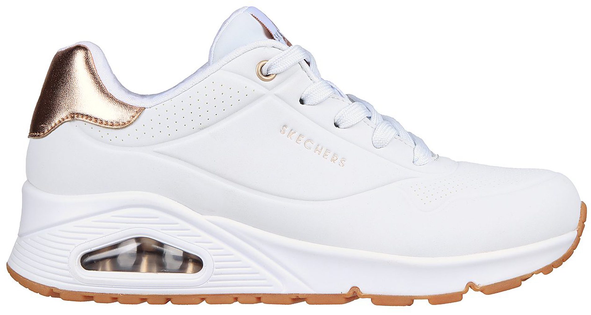 Skechers Uno - Golden Air White 177094 WHT - Womens Trainers ...