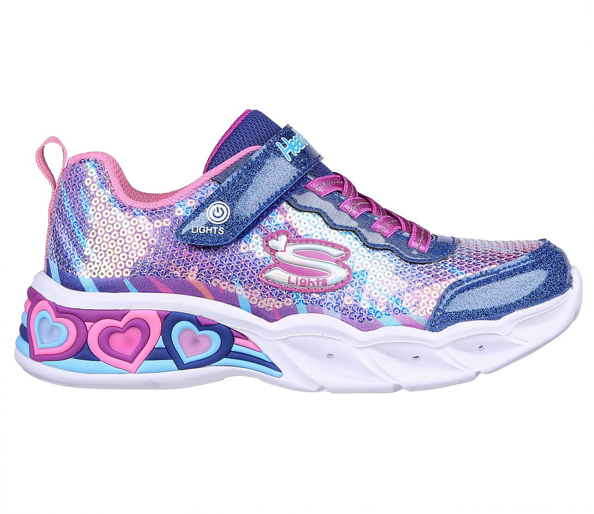 Skechers Sweetheart Lights - Let's Shine Navy / Multi 302313L NVMT ...