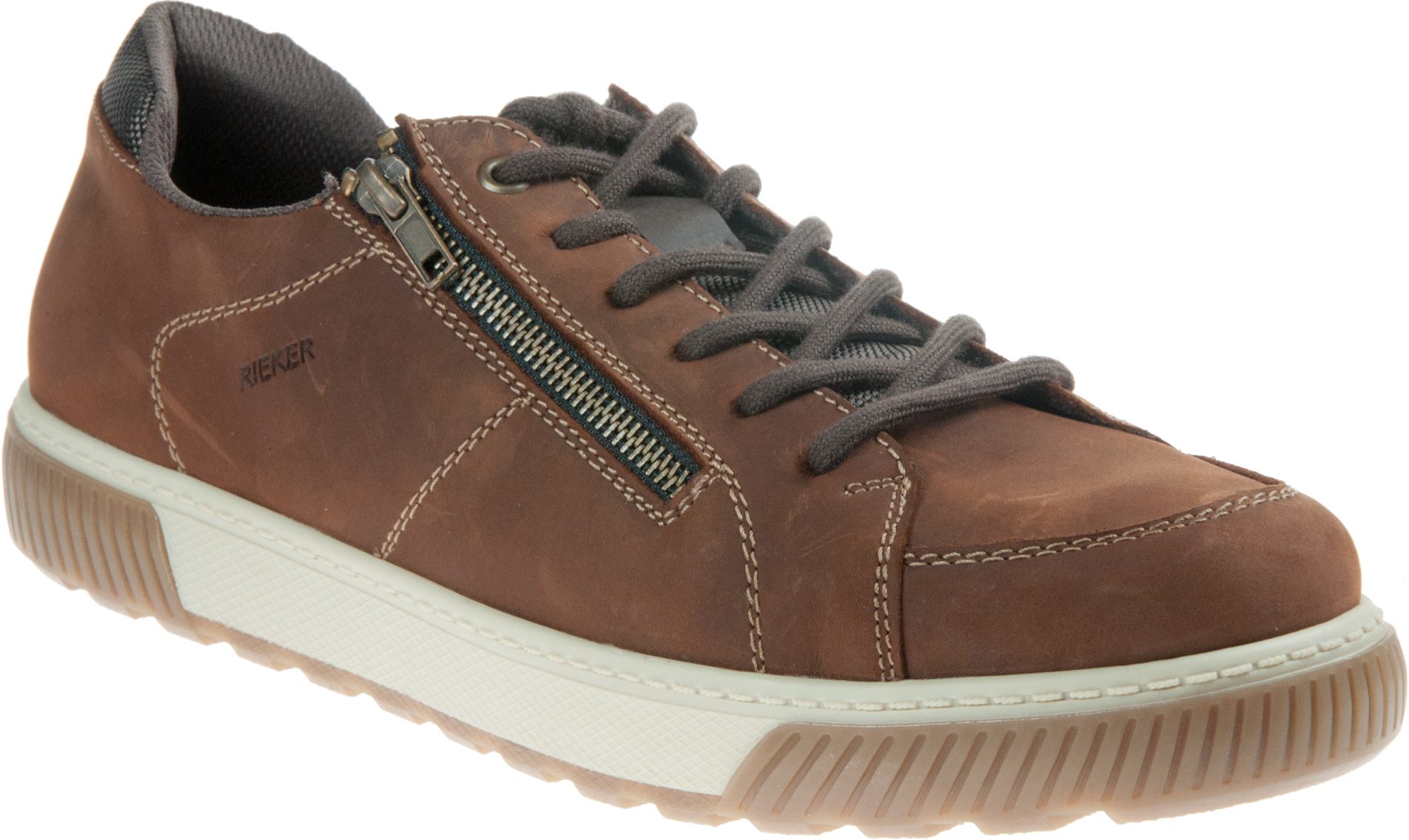 Rieker Comfortabele herenschoenen 18910, veterschoenen voor heren, bruin, 41 EU