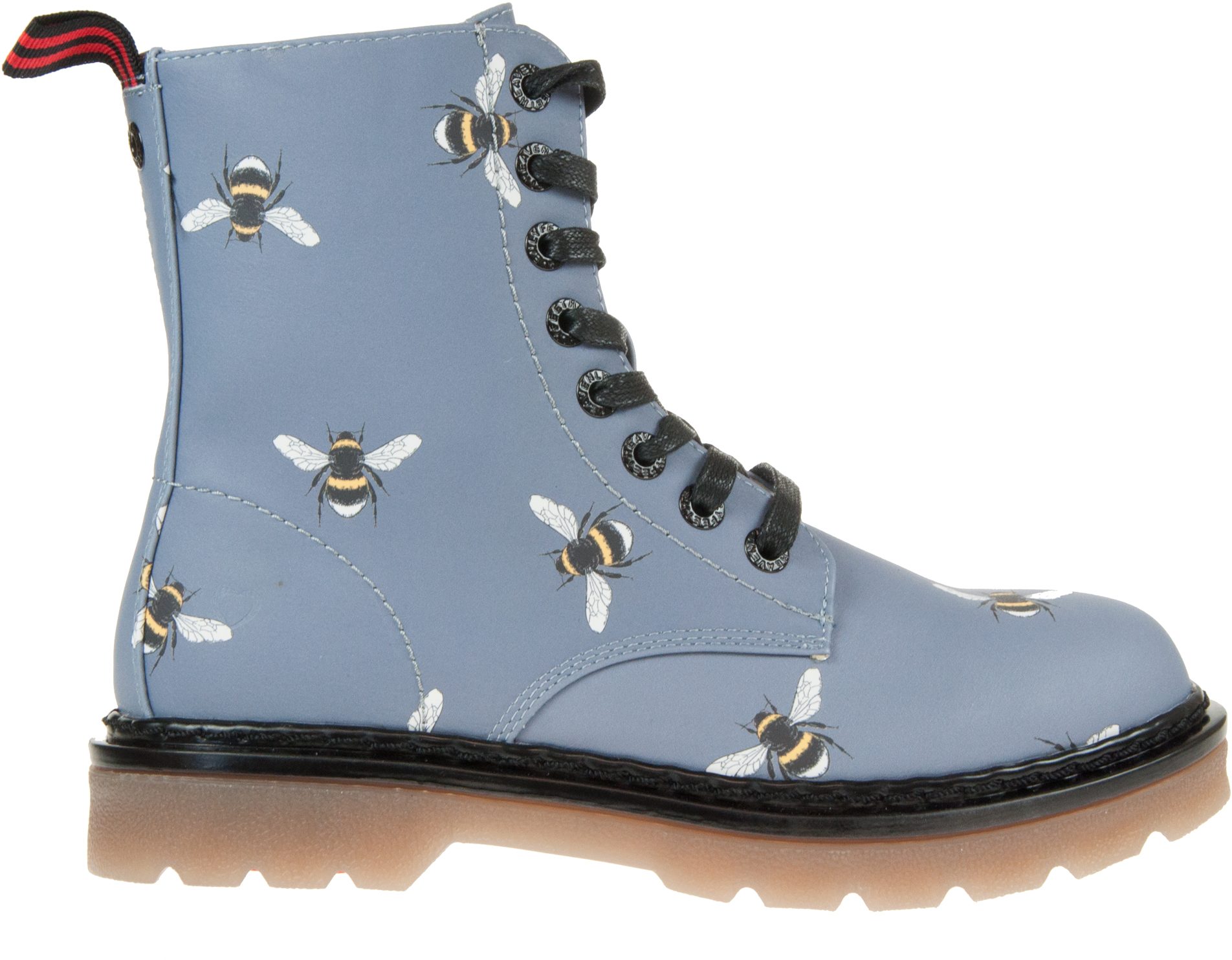 Heavenly Feet Justina Denim Bee Ankle Boots Humphries Shoes