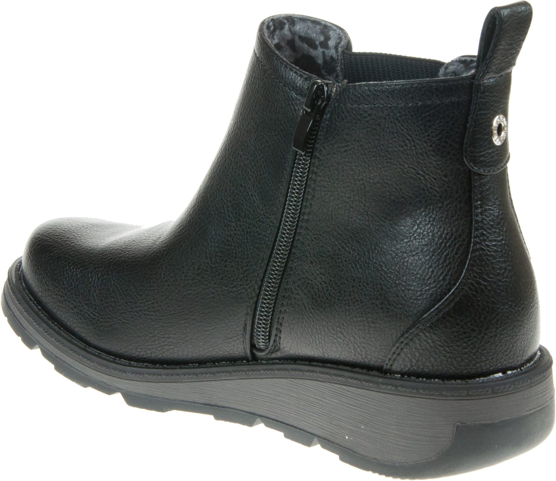 Heavenly Feet New Rolo Black Ankle Boots Humphries Shoes