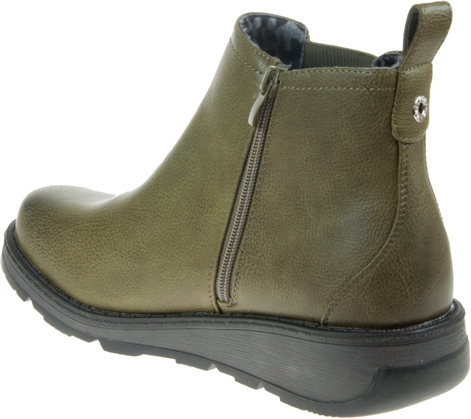 Heavenly Feet New Rolo Khaki Ankle Boots Humphries Shoes