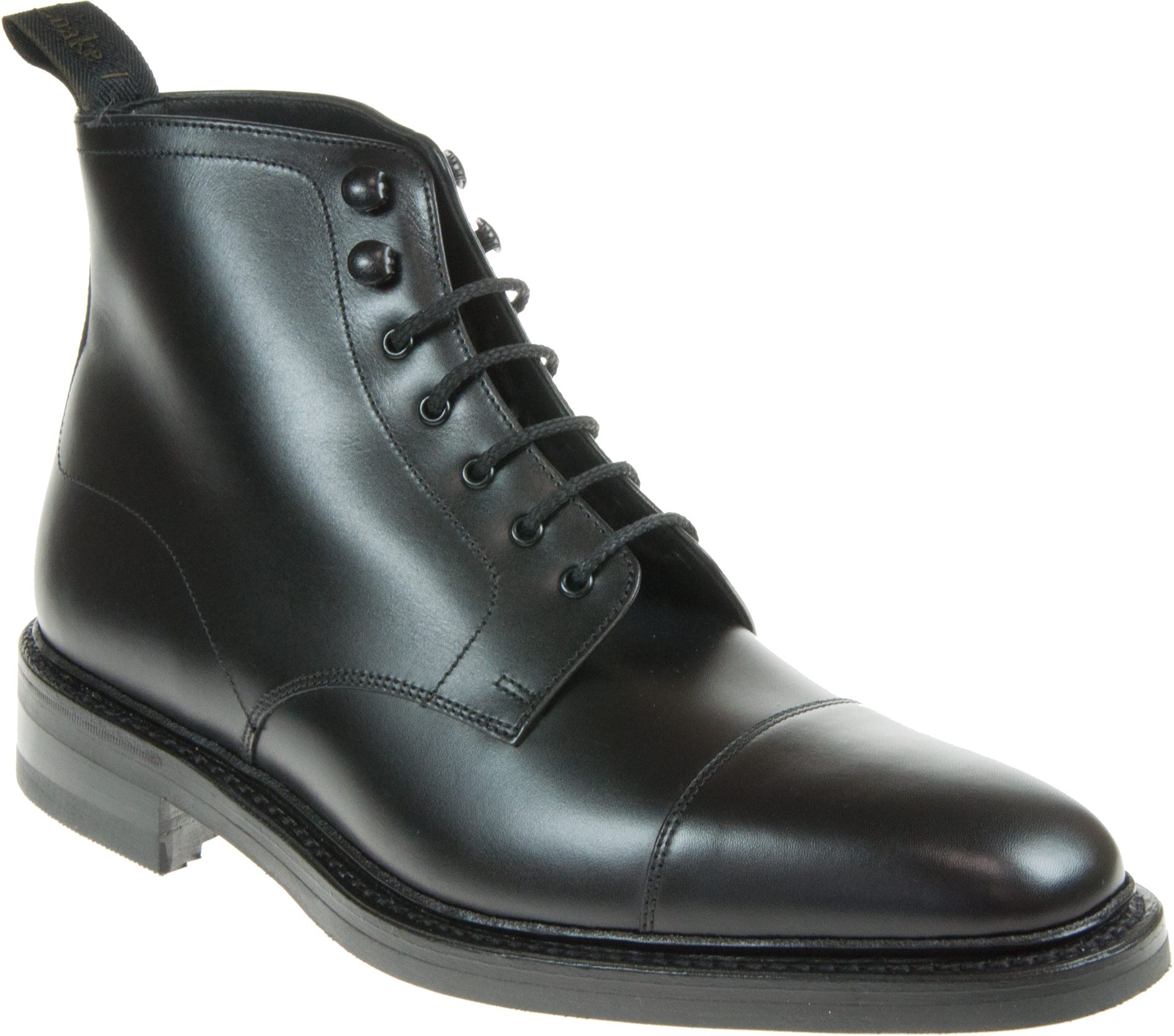 Loake Roehampton Black - Formal Boots - Humphries Shoes