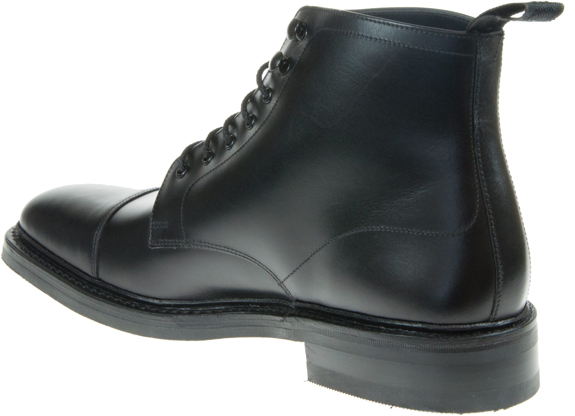Boots Loake Cromwell En Cuir Noir Glacé - Style Chelsea élégant Pour Homme