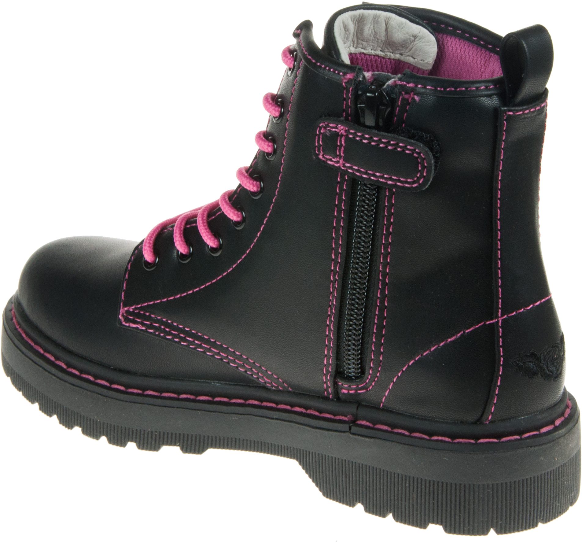 Lelli Kelly Doris Boot Black/Fuchsia LKHG5550 Girls Boots Humphries