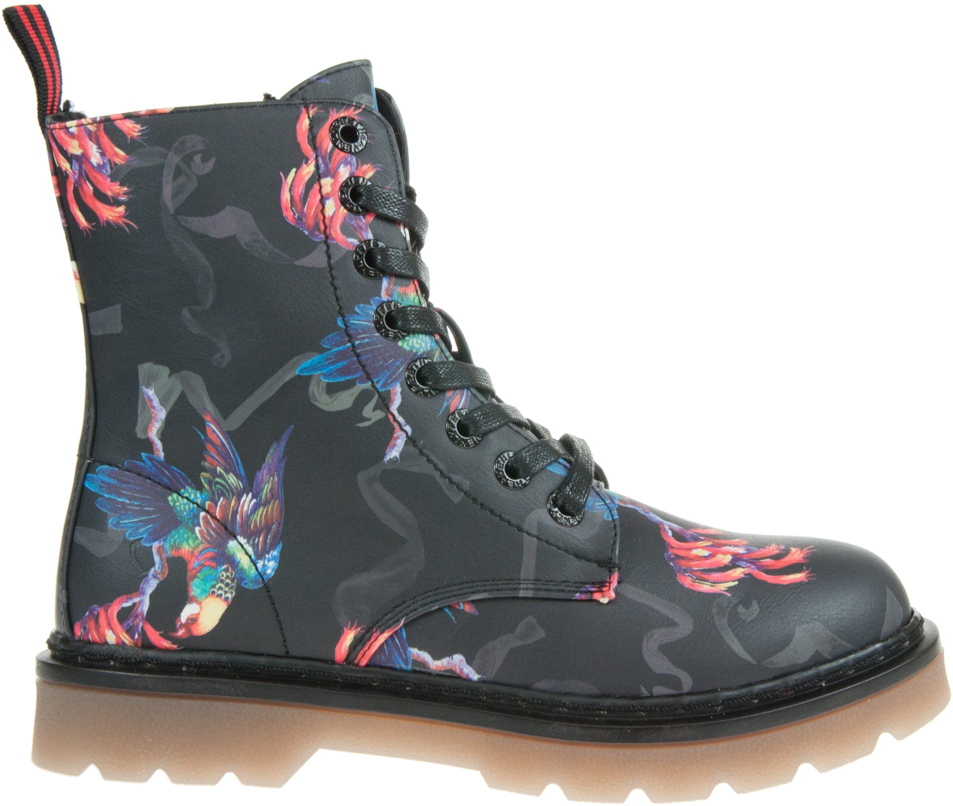 Heavenly Feet Justina Black Parakeet Ankle Boots Humphries Shoes