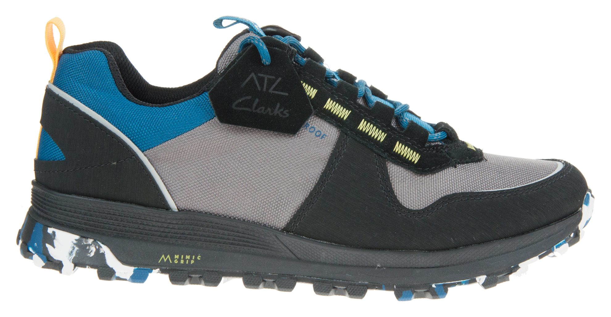 Clarks ATL Trek Walk Waterproof Grey Combi 26169123 Outdoor Shoes