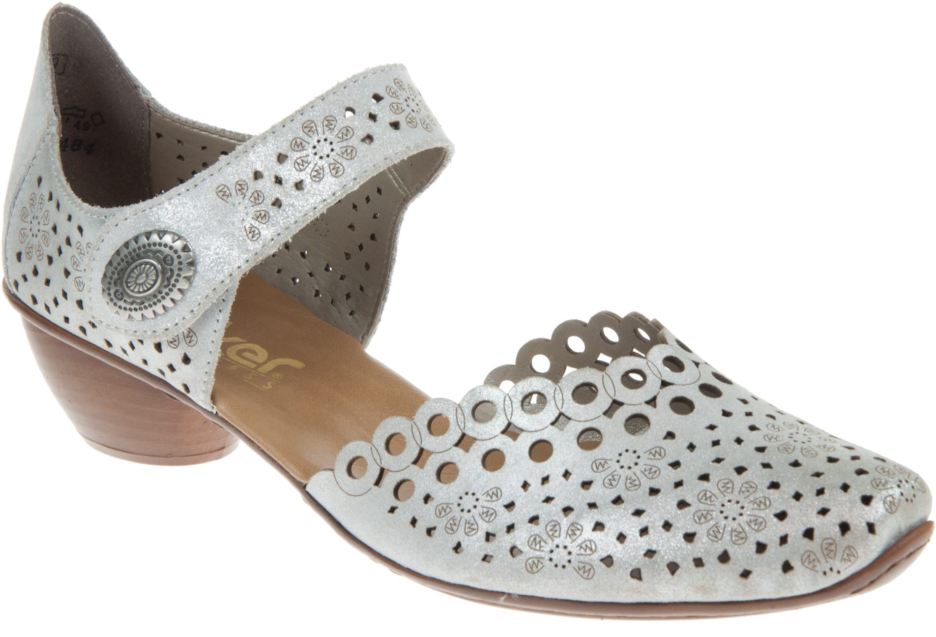 Rieker silver shoes on sale