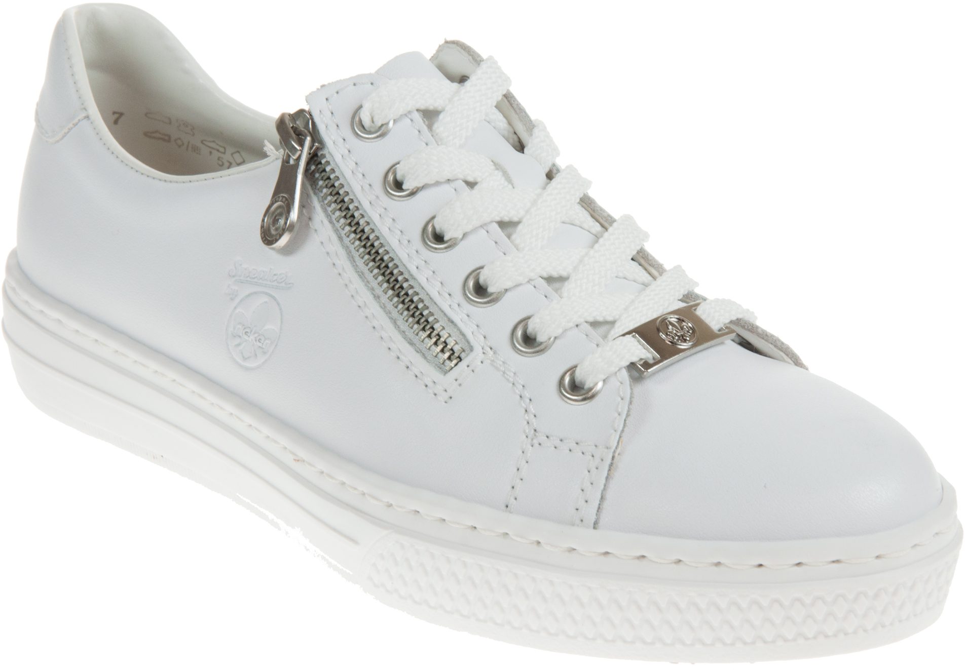 Rieker L59L1 Sport White L59L183 Everyday Shoes Humphries Shoes