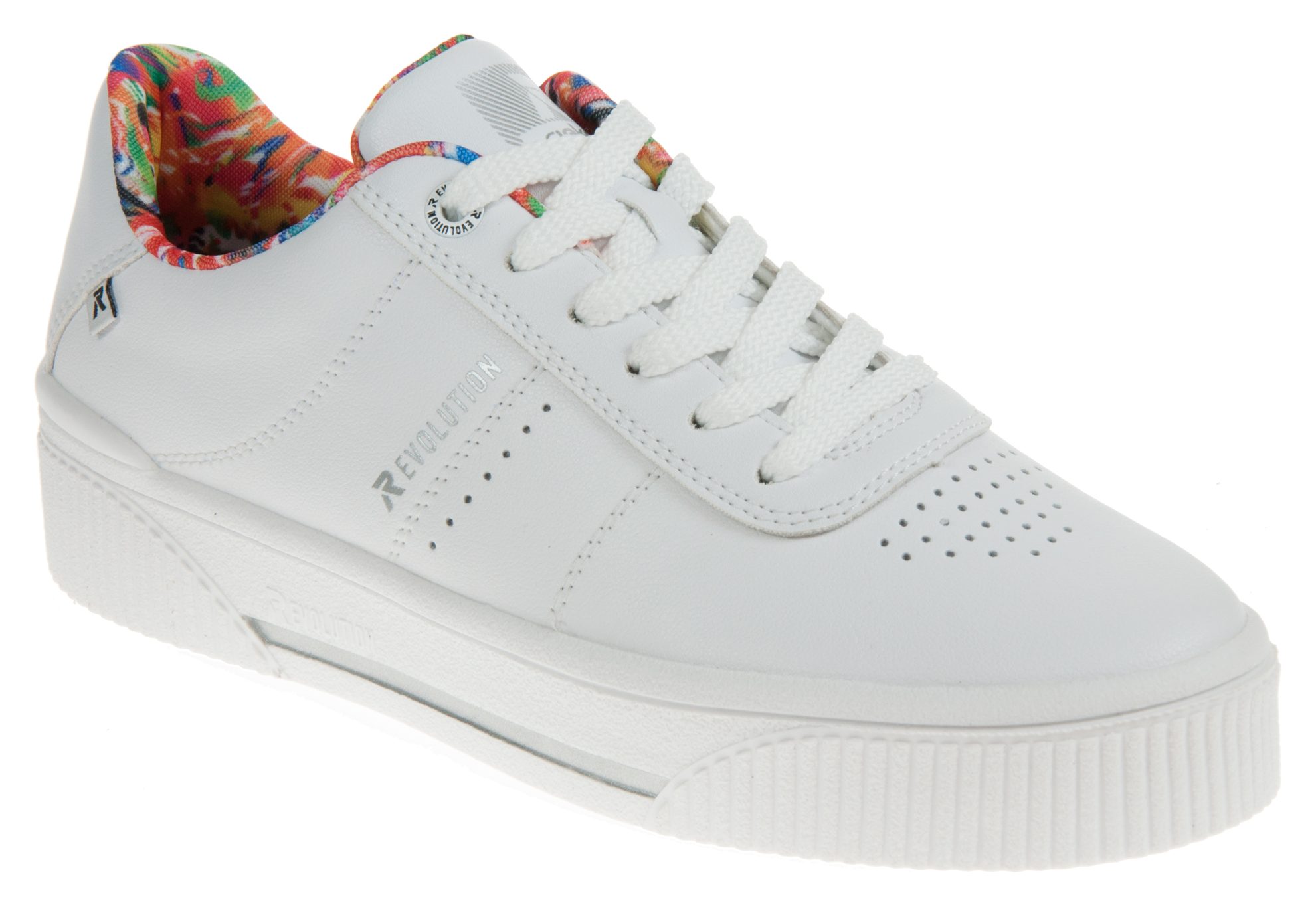 Rieker Adora Sport White W0702-80 - Everyday Shoes - Humphries Shoes