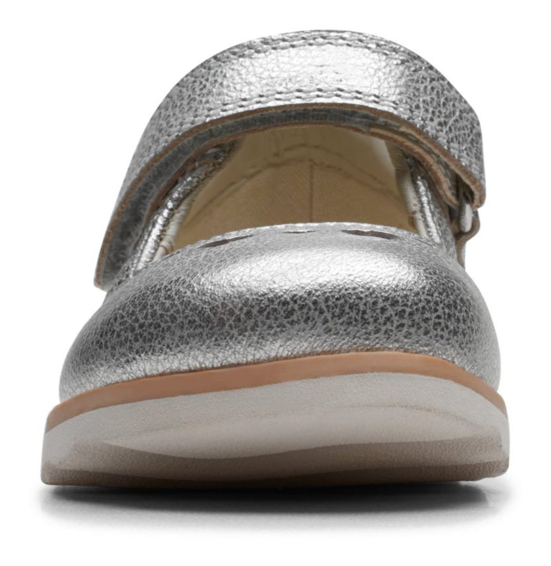 Clarks Crown Jane Toddler Metallic 26172999 Girls Shoes Humphries Shoes