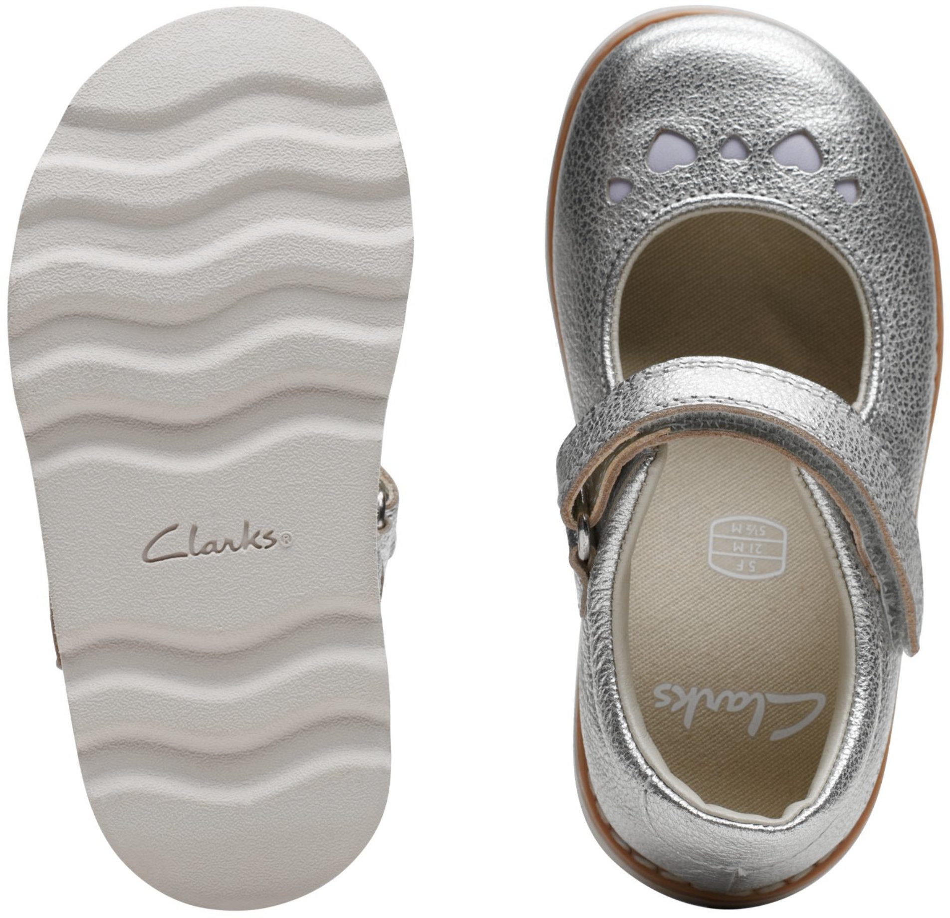 Clarks Crown Jane Toddler Metallic 26172999 Girls Shoes Humphries Shoes