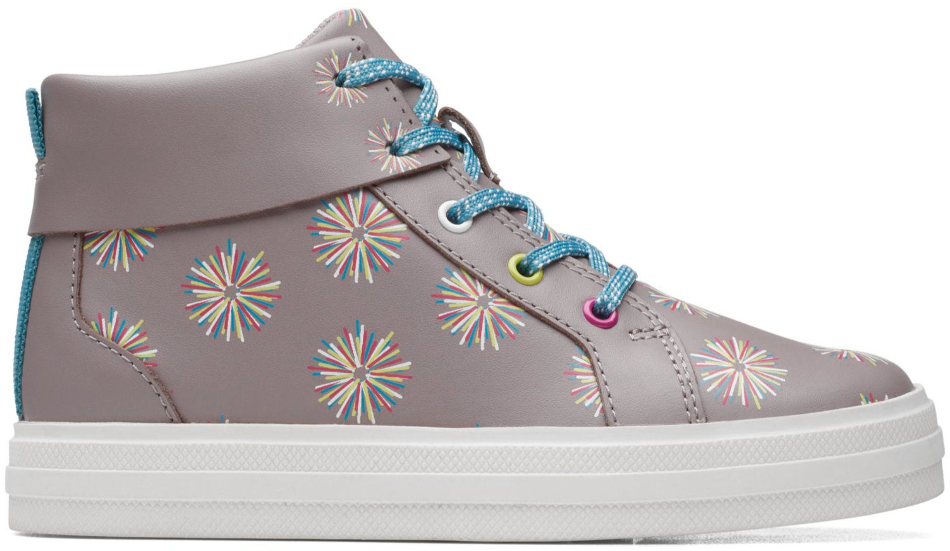 Clarks Nova Pom Kids Dusty Pink Comb 26172668 - Girls Shoes