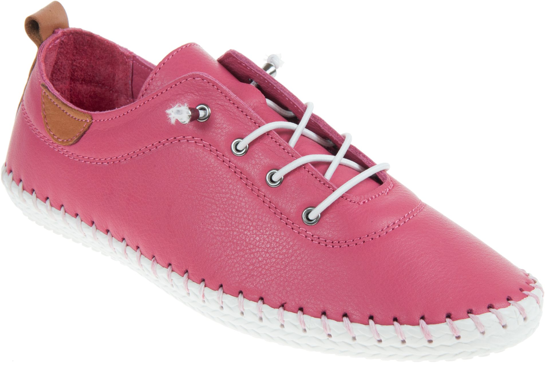 Lunar St Ives Raspberry FLE030 RA Everyday Shoes Humphries Shoes