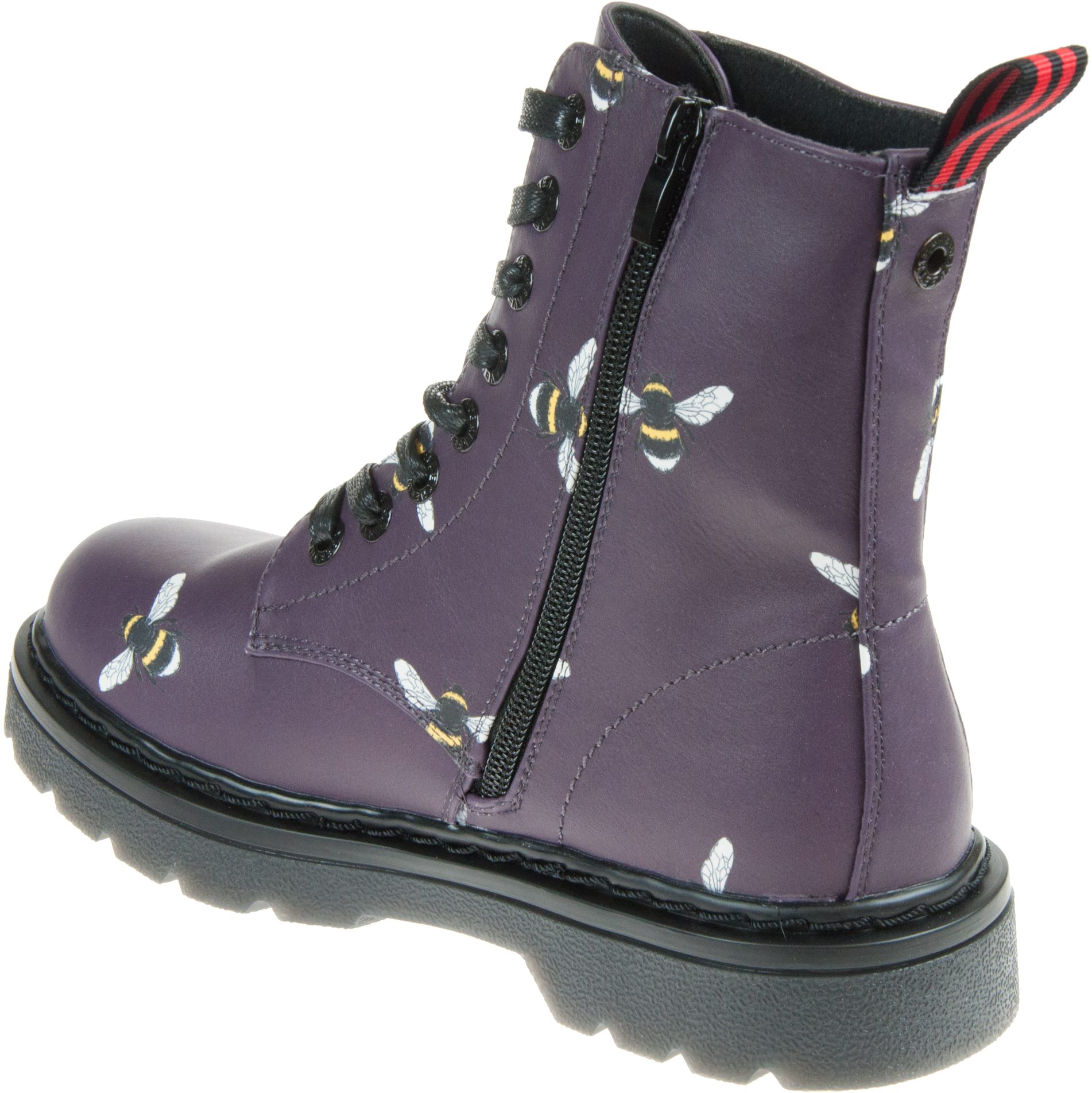 Heavenly Feet Justina Purple Bee AM0003434 Ankle Boots Humphries Shoes