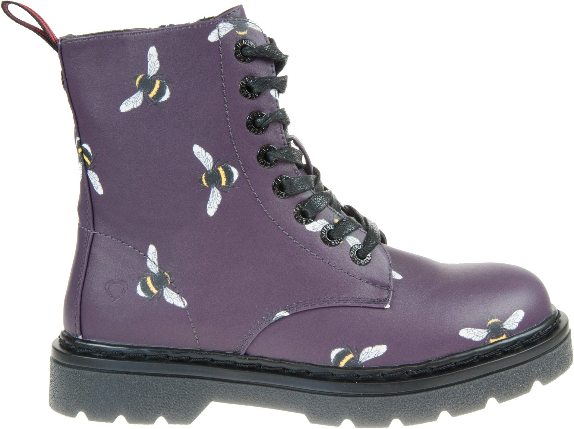 Heavenly Feet Justina Purple Bee AM0003434 Ankle Boots Humphries Shoes