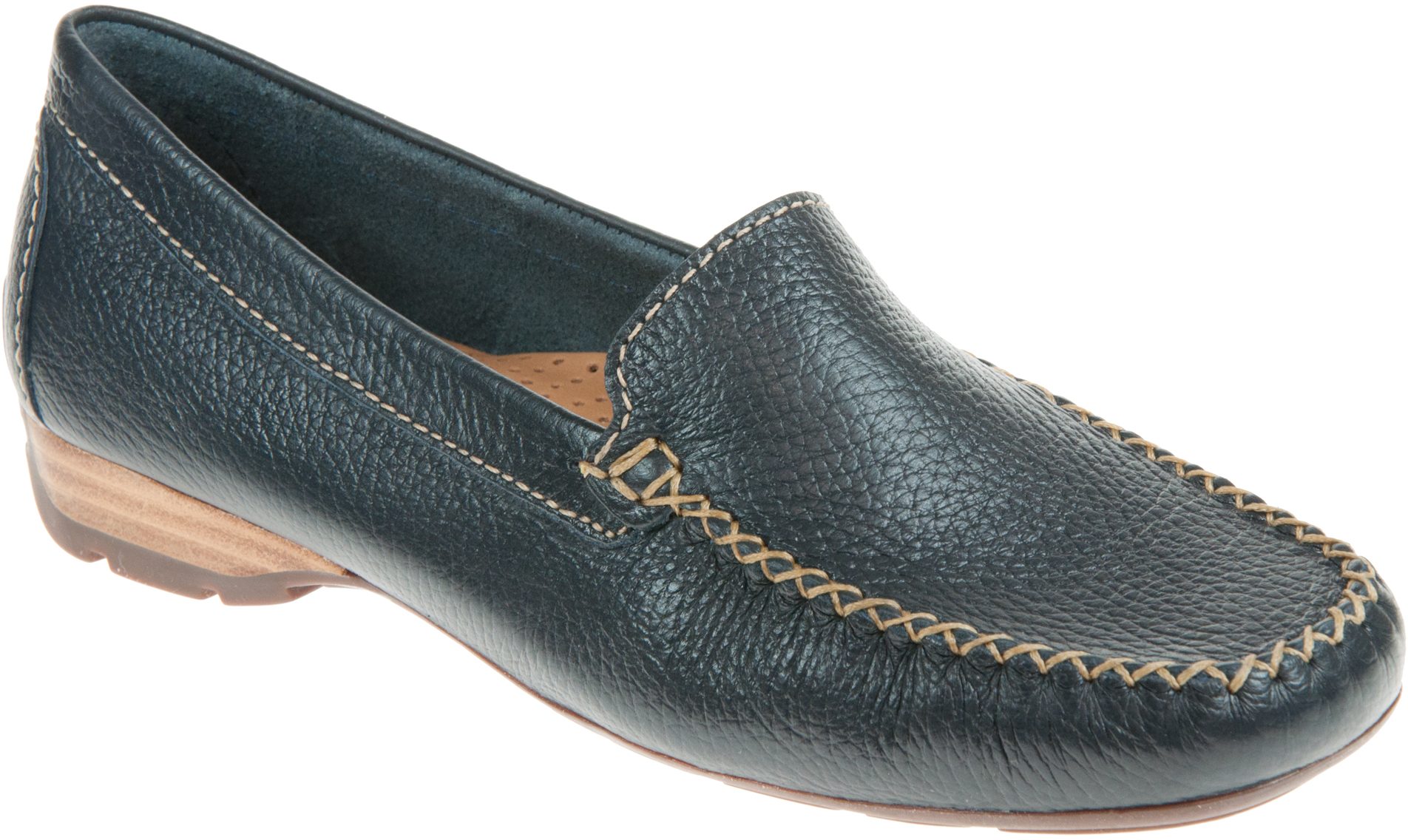 Van Dal Sanson Navy Leather 2156 4001 - Everyday Shoes - Humphries Shoes