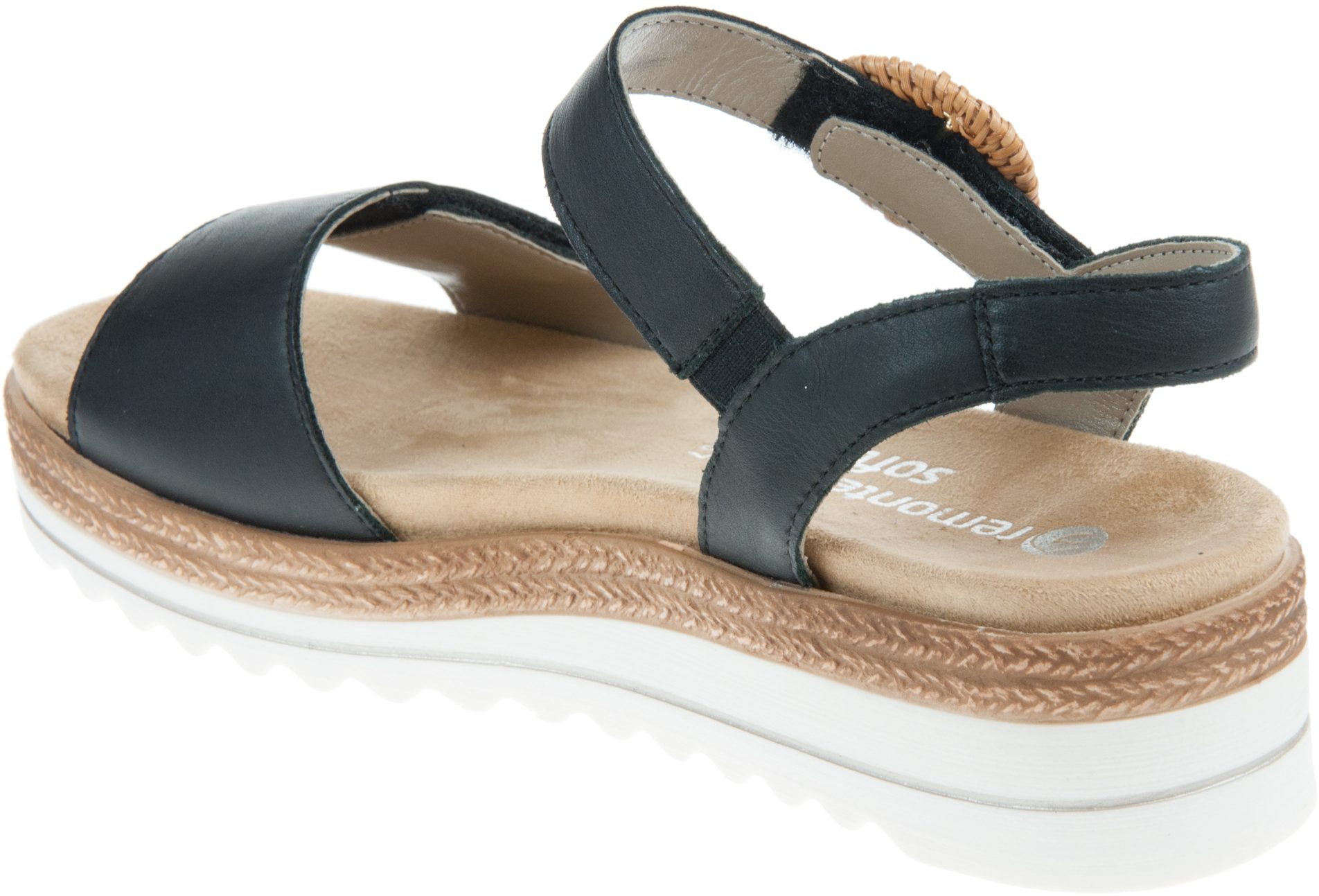 Remonte Jocelyn Black D0Q52-00 - Full Sandals - Humphries Shoes