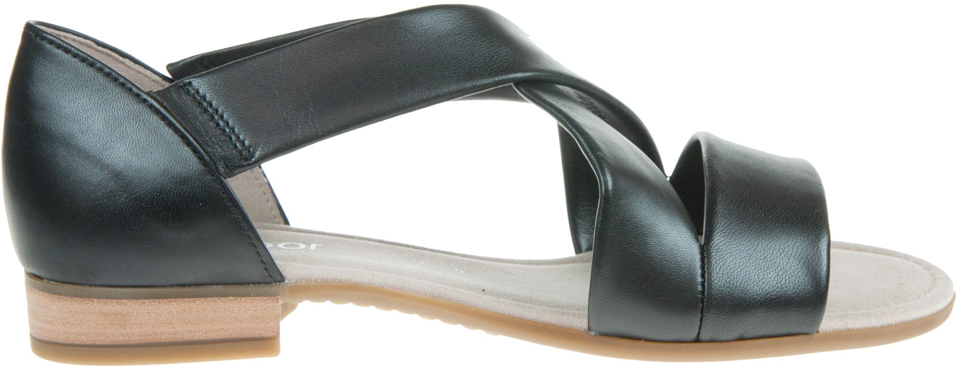 Gabor Sweetly Black 22.761.27 Full Sandals Humphries Shoes