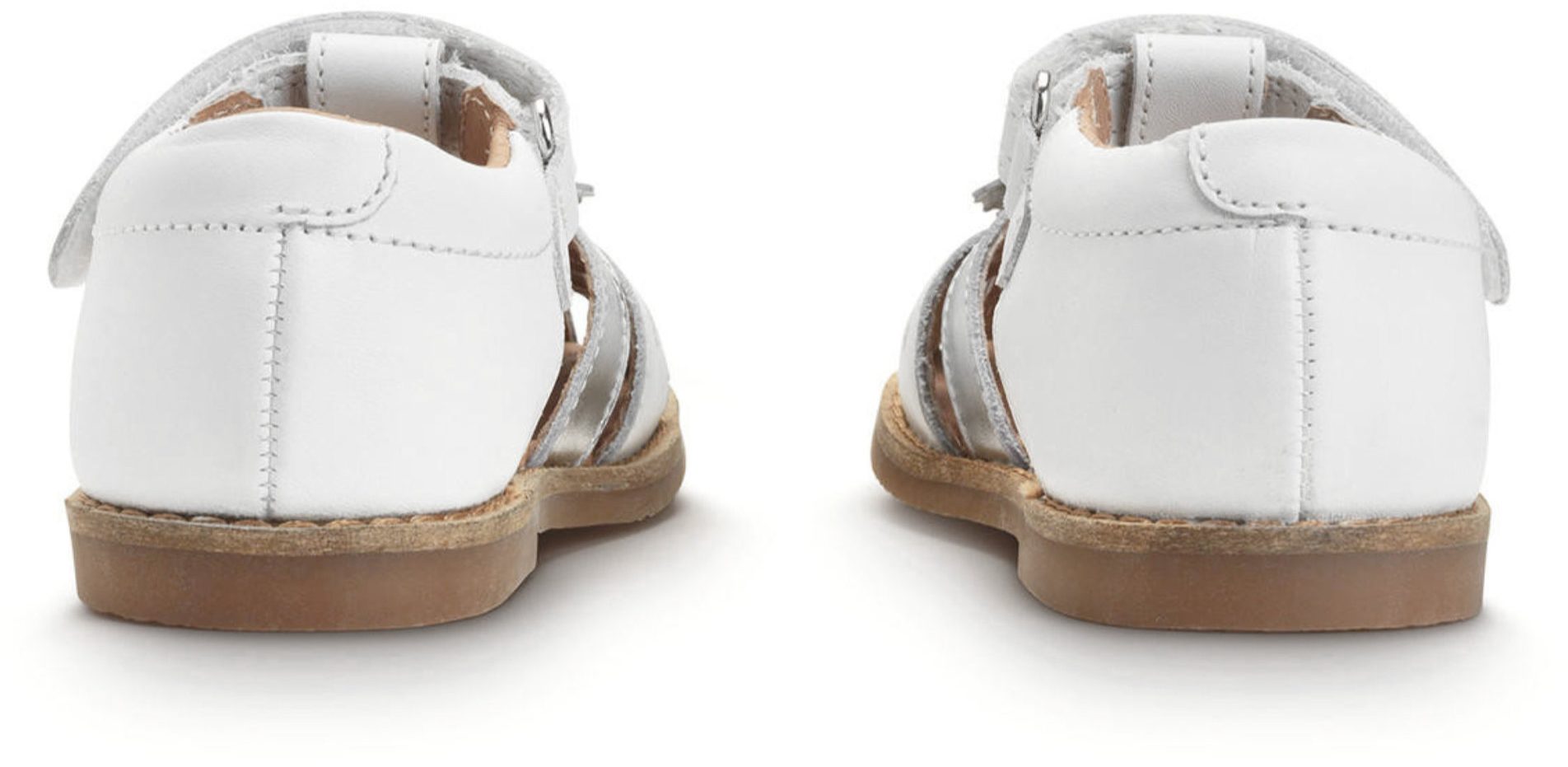 Start-Rite Flora White/Silver Leather 5198_14 - Girls Sandals ...