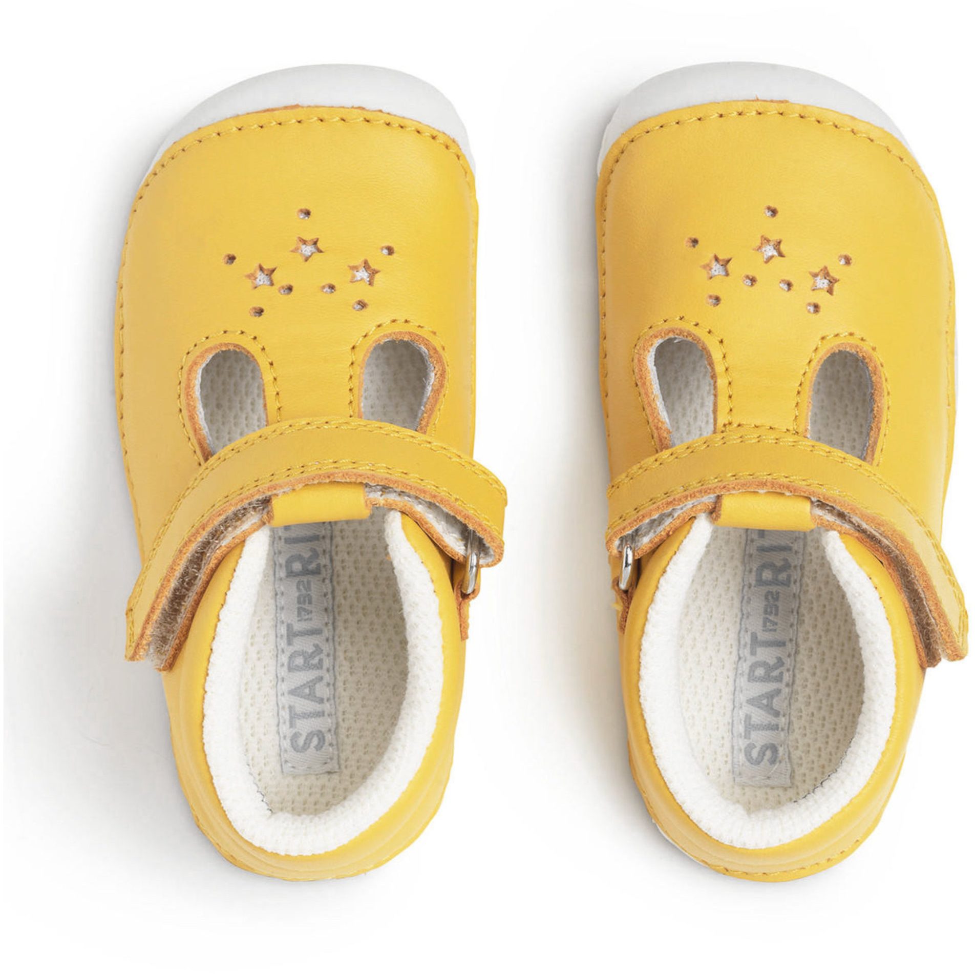 StartRite Tumble Yellow Leather 0761_0 Pre Walkers Humphries Shoes