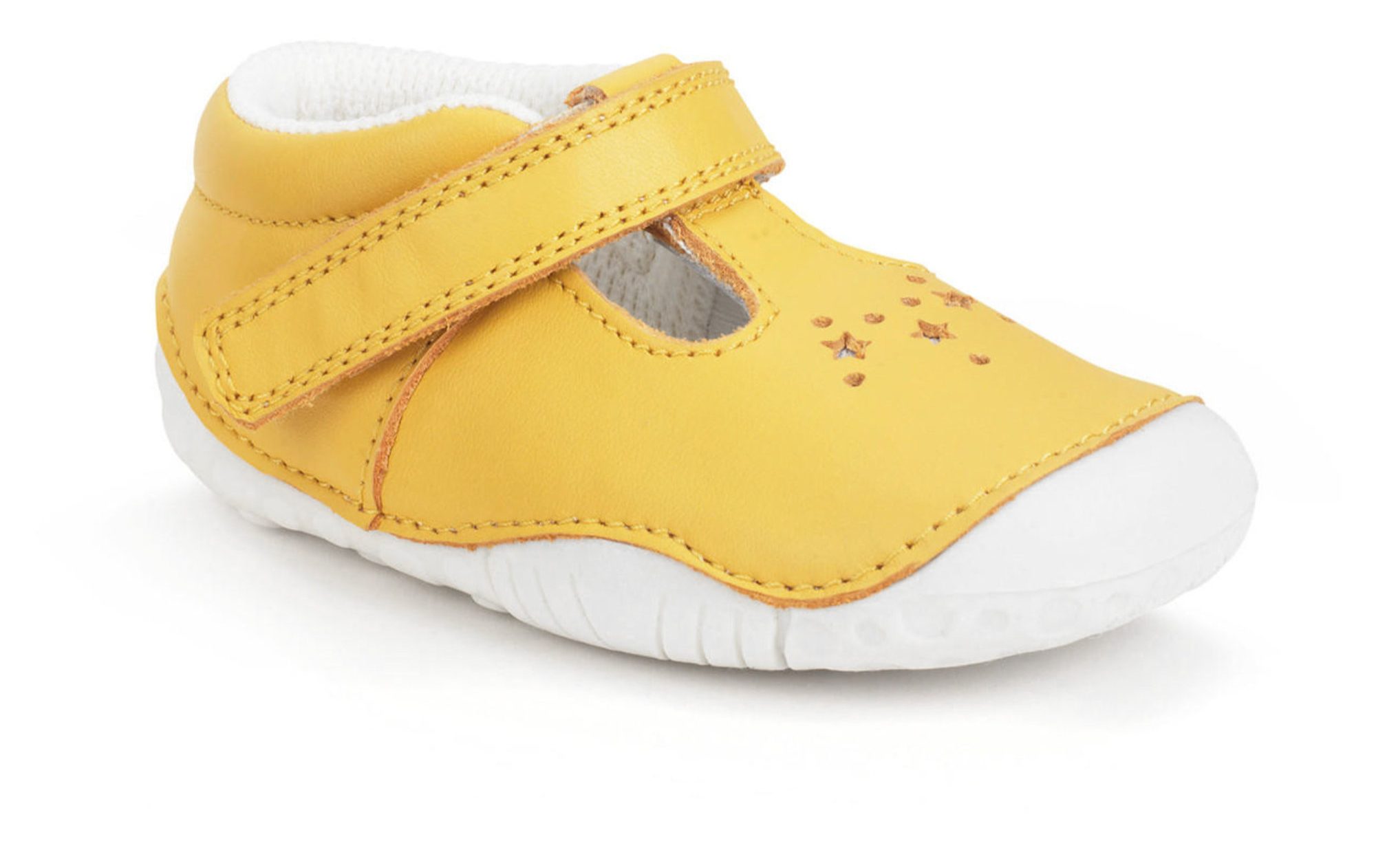 StartRite Tumble Yellow Leather 0761_0 Pre Walkers Humphries Shoes