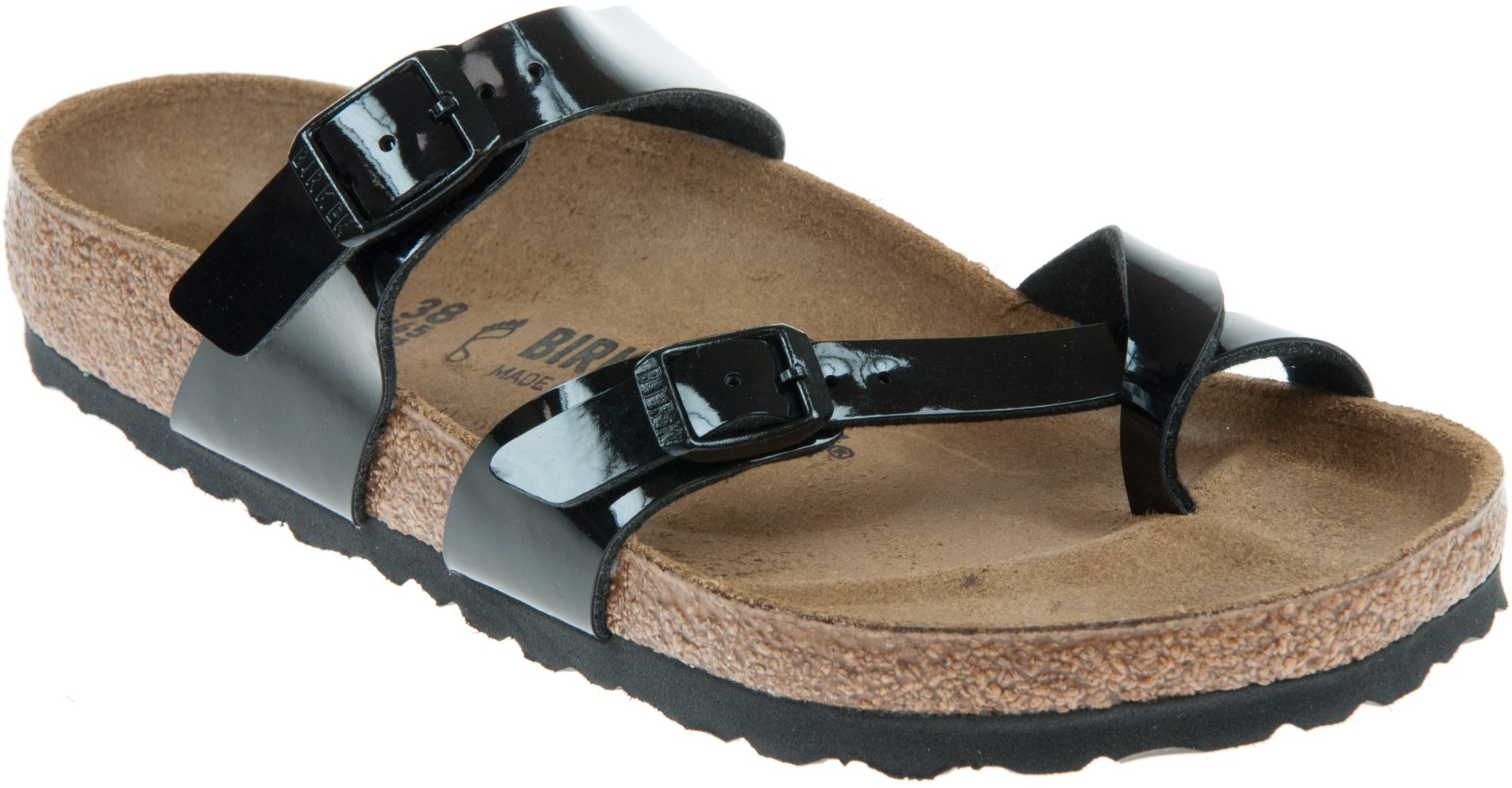 Birkenstock Mayari Patent Black 0071091 Mule Sandals Humphries