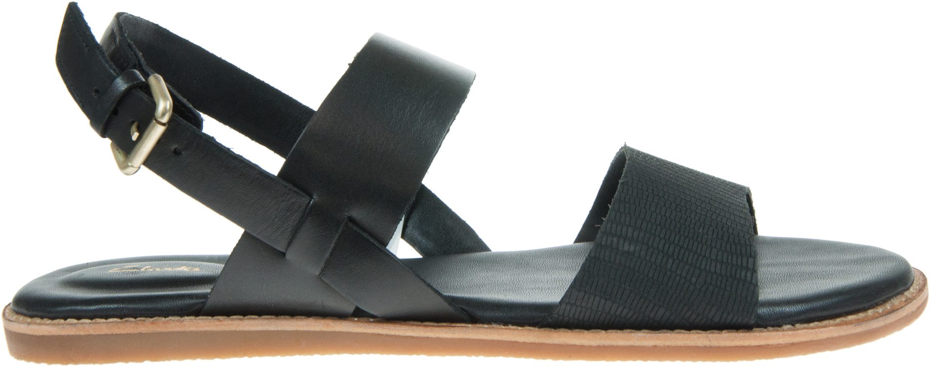 Clarks Karsea Strap Black Combi 26171874 Full Sandals Humphries Shoes