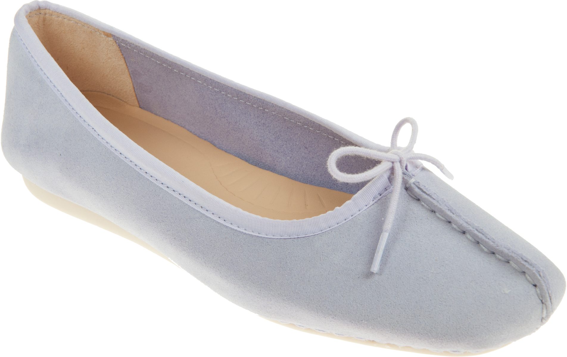 Clarks Freckle Ice Lilac Suede 26170961 Everyday Shoes Humphries Shoes