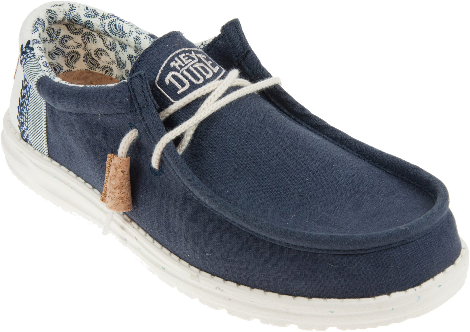 Dude Wally Break Stitch Navy 40015-410 - Casual Shoes - Humphries Shoes