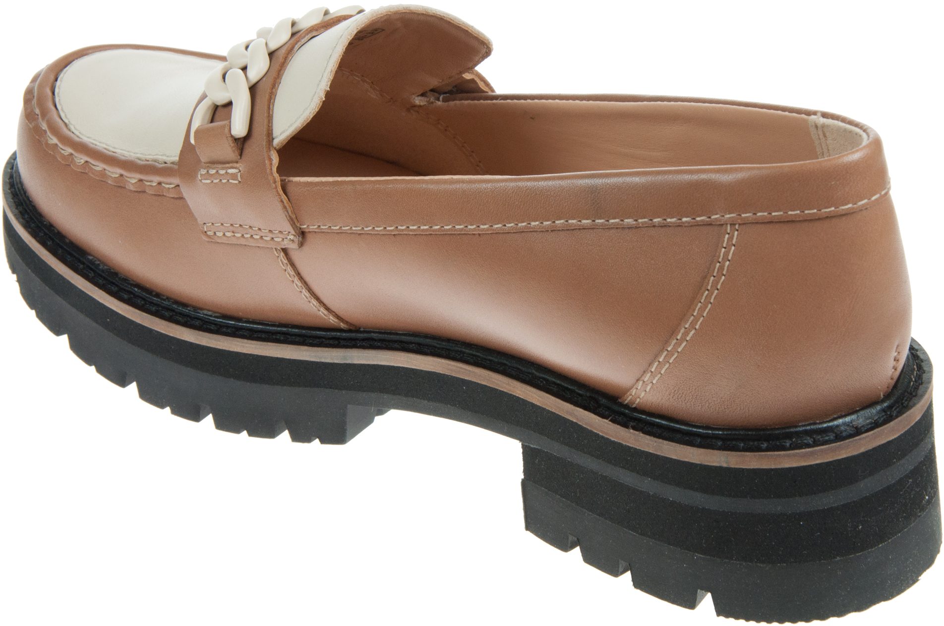 Mocassini Da Donna Eleganti Neri Con Maxi Suola Lora Ferres - Foto 11