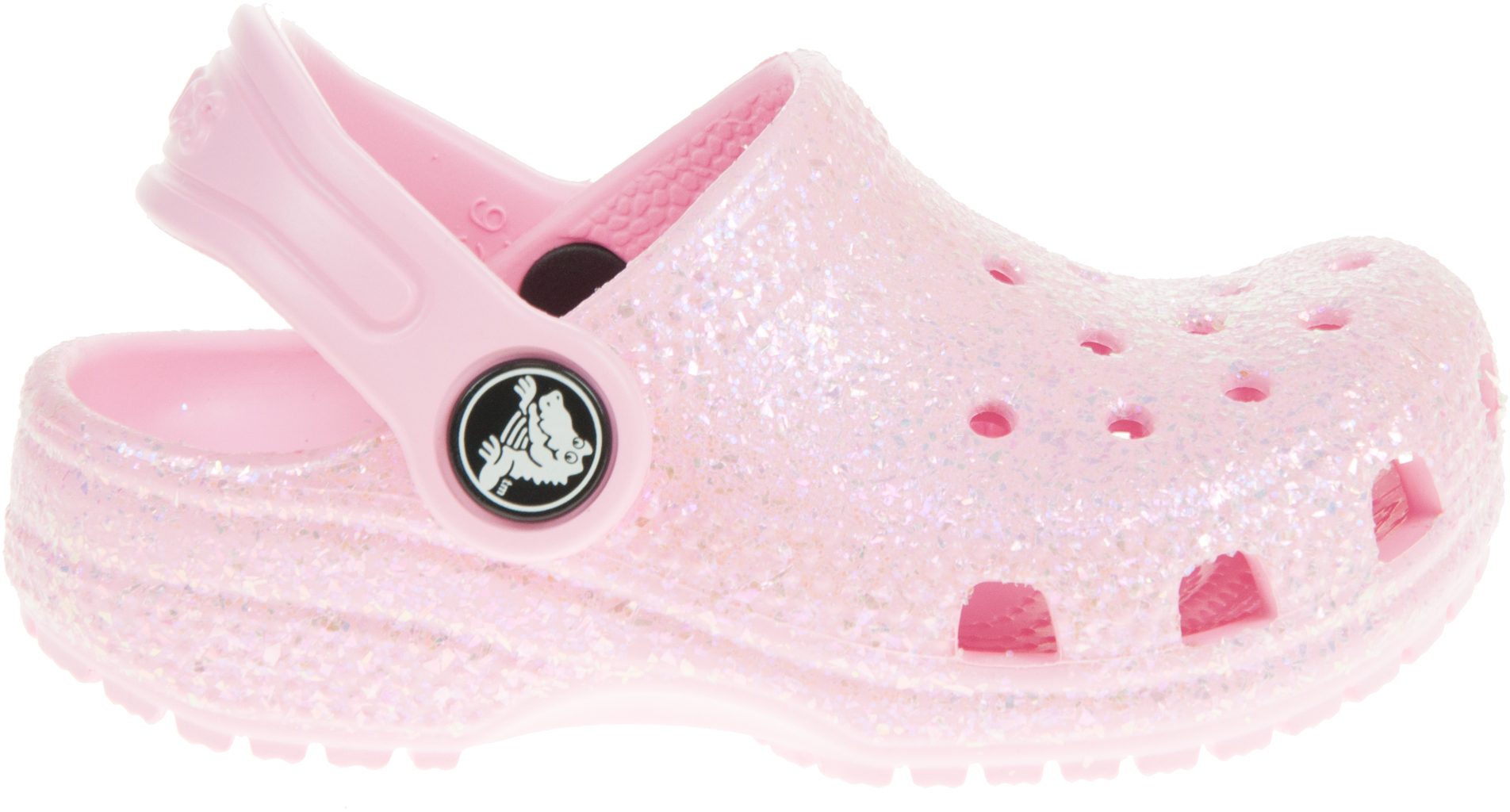 Crocs Glitter Clog T Flamingo 206992-6S0 Girls Sandals