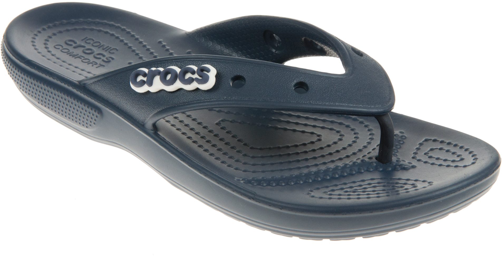 Crocs Classic Flip Navy 207713 410 Toe Post Sandals Humphries Shoes